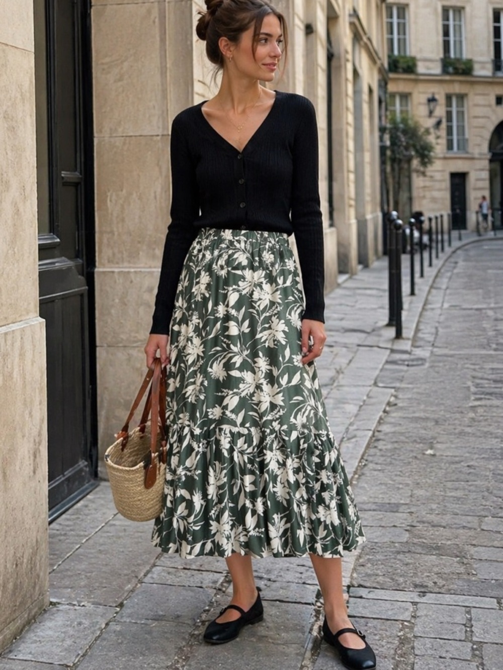 linen skirt
